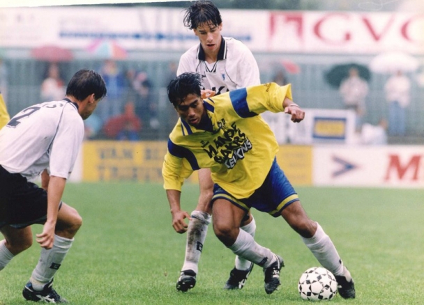 Ruud van Nistelrooy namens FC Den Bosch tegen RKC